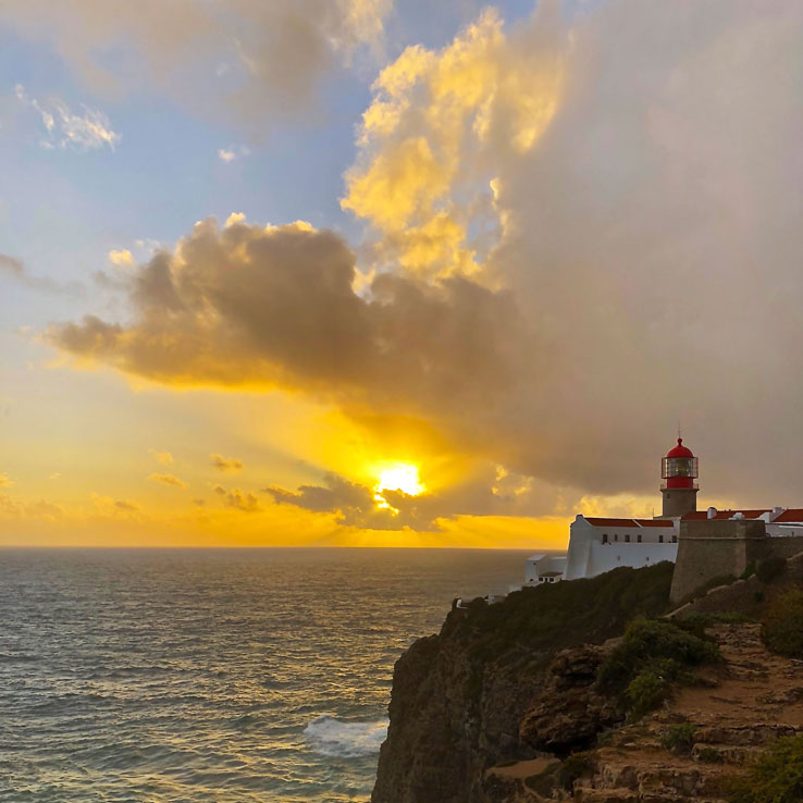 Sunset at Cabo de Säo Vincente